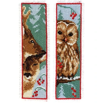 Image of Vervaco Bookmark Cross Stitch Kit, Cotton, Multicoloured, 6x20cm