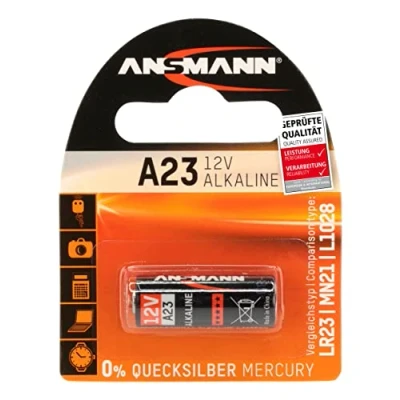 Image of ANSMANN 5015182 A23 12V Alkaline Battery 23A/MN21/V23GA , 0.5 in*1.25 in*0.5 in