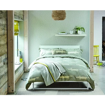 Image of Scion Living Mr Fox Duvet Cover Double Silver