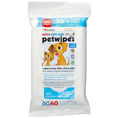Image of Petkin Eco pet Wipes