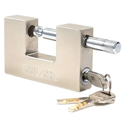 Image of Large 100mm Anti Theft Shutter Padlock High Security Container/Shop Door Lock Up