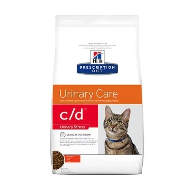 Image of Hill&#039; S presciption Diet Feline c/d Multicare Urinary Tract Health Cat Food Chicken 8 kg