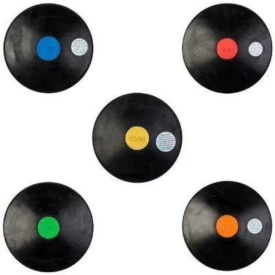 Image of ND Sports New 360 Athletics Rubber Discs 1.25kg Orange