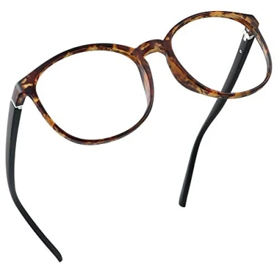 Image of LifeArt Blue Light Blocking Glasses, Computer Reading Glasses with Spring Hinge, Gaming TV for Women and Men, Anti Glare (tortoise, 1.00 Magnification)