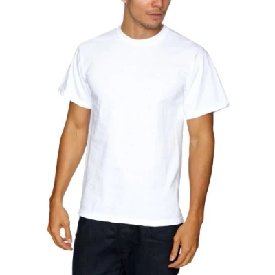 Image of Fruit of the Loom 5 Pack Heavy Men&#039;s T Shirt White Large