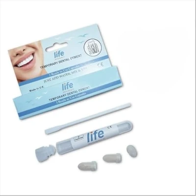 Image of LIFE Healthcare Temporary Dental Repair Kit Emergency Fix for Dislodged Crowns, Loose Bridges &amp; Fillings, Easy Tooth Solution 1 Pack