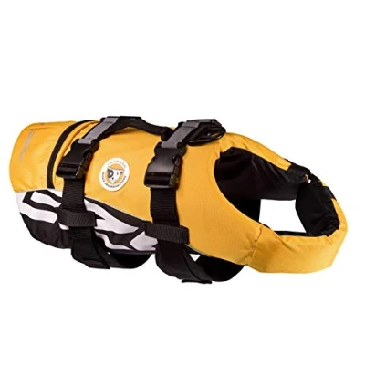 Image of EZYDOG DFD Dog Life Jackets Lifejackets, Boating, Friendly, Paddle Board, Jacket Small Superior Buoyancy, Medium, Swim Vest, Puppy (Yellow, XS)