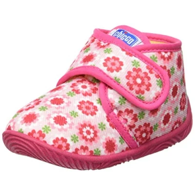 Image of Chicco Women&#039;s Polacchino Taxo Polish Slipper, Pink Flowers, 12 UK