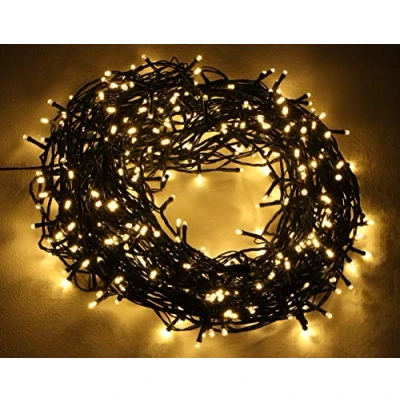 Image of Christmas Concepts® 400 Warm White Super Bright LED Multi Function String Lights Indoor/Outdoor