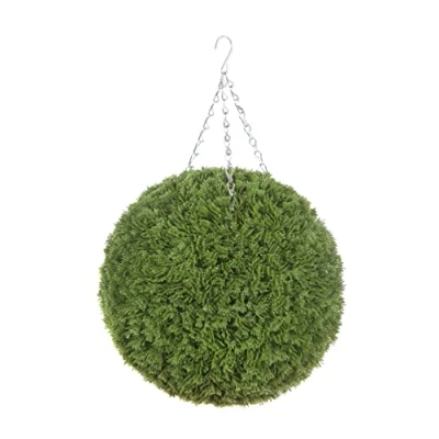 Image of Best Artificial 36cm Conifer Topiary Grass Ball