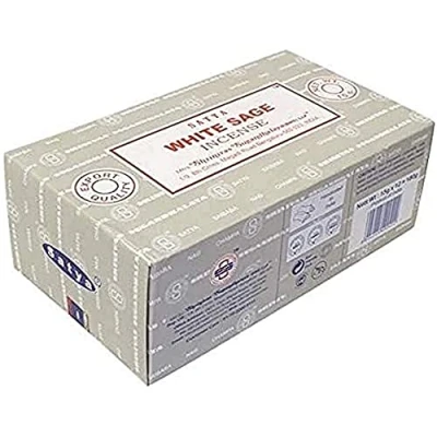 Image of Encens Nag Champa Satya Sauge Blanche 15 grs