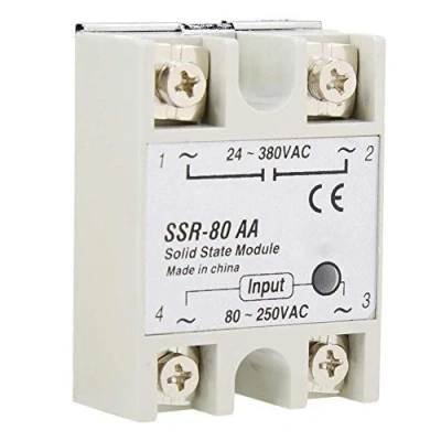 Image of 80A Single Phase Solid State Relay Switch Module SSR 80AA 80 250VAC Output current