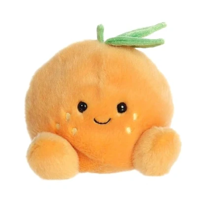 Image of Aurora Adorable Palm Pals Tangie Orange Stuffed Animal Pocket Sized Play Collectable Fun 5 Inches
