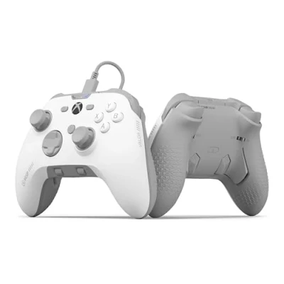 Image of SCUF VALOR PRO Wired Performance Xbox Controller Customisable Back Paddles, Instant Triggers, Hall Effect Thumbsticks, Audio Controls, Series XS, One White
