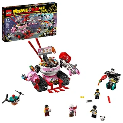 Image of LEGO Monkie Kid Pigsy’s Noodle Tank 80026 Building Kit; Cool Toy Playset Idea for Creative Kids (662 Pieces)