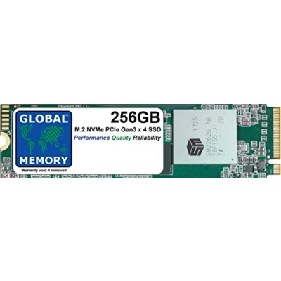 Image of GLOBAL MEMORY 256GB M.2 2280 PCIe Gen3 x4 NVMe SOLID STATE DRIVE (SSD) FOR LAPTOPS/DESKTOP PCs/SERVERS/WORKSTATIONS/MOTHERBOARDS