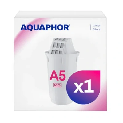 Image of AQUAPHOR A5Mg Added Magnesium replacement water filter cartridges, fits all A5 jugs, 1 pack, 350l per