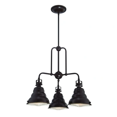 Image of Eastvale 3 Light Pendant Bar Chandelier Palladian Bronze, E27