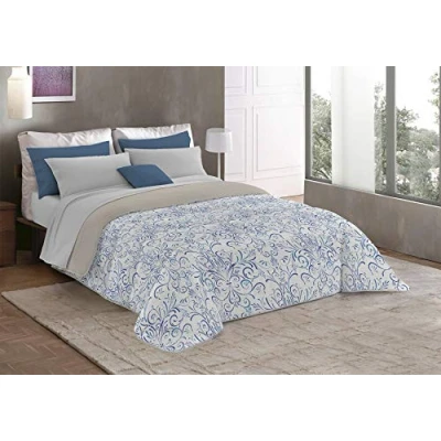 Image of Italian Bed Linen MB HOME ITALY “Fantasy Winter quilt, Ornato Tex, 260x260 cm