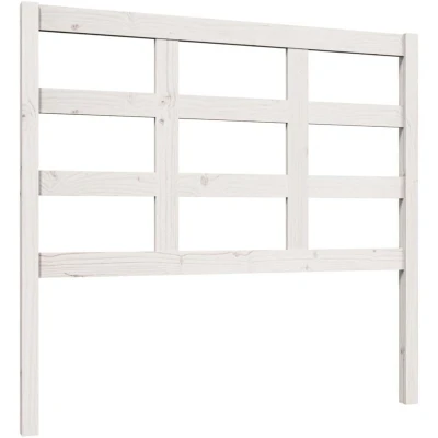 Image of vidaXL Bed Headboard White 105.5x4x100 cm Solid Wood Pine