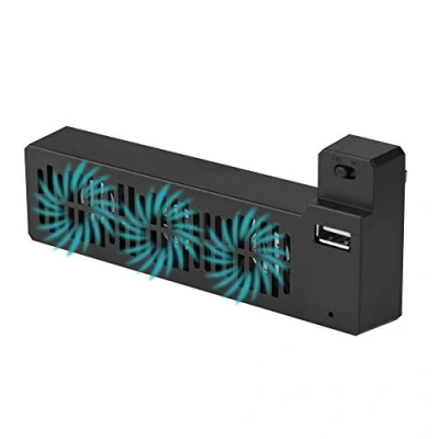 Image of Denash Portable External Cooling Fan Side USB Heat Reducing Mounted for Xbox One X Game Console