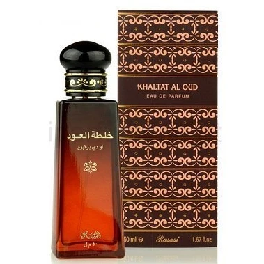 Image of Khaltat Al Oud Eau de Parfum 50 ml by Rasasi