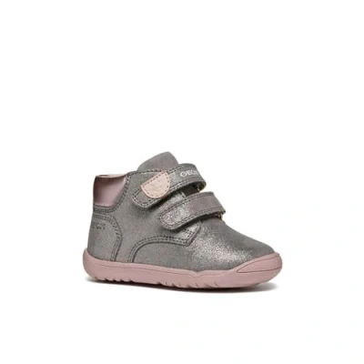 Image of Geox Baby B MACCHIA Girl C Sneaker, 4 UK Child Pink