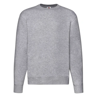 Image of Fruit Of The Loom Premium men&#039;s Sweatshirt in Grey