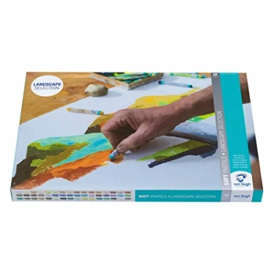 Image of Van Gogh Soft pastel landscape selection set 48 colours