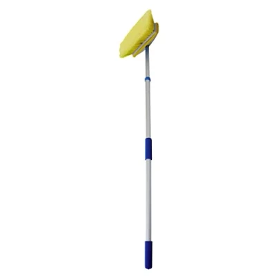 Image of Star brite 040191 3&#039; 6&#039; Standard Extending Handle With 8&quot; Soft Deluxe Brush, Yellow