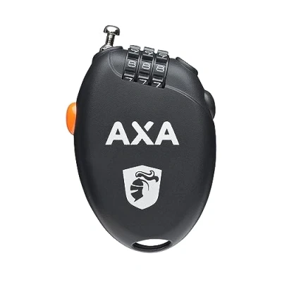 Image of Axa Roll Bike Cable Lock Black, 750 mm x 1.6