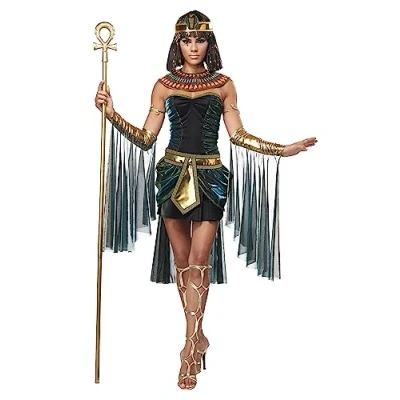 Image of California Costumes 1271 Egyptian Goddess Adult Sized Costume, San Design, Multicolored, XS