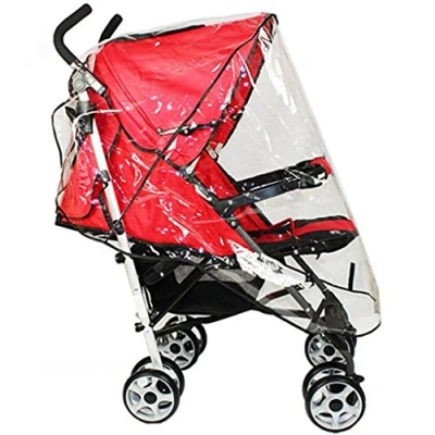 Image of ZHOUBA Universal Waterproof Wind Dust Shield Baby Stroller Pushchair Pram Rain Cover
