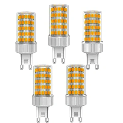 Image of ZHIYUE 5 pcs G9 10W Led Bulb Equivalent Halogen Bulbs 100W 1000LM Energy Saving Light Socket Lamp AC 220 240V Non Dimmable Warm White 3000K Capsule