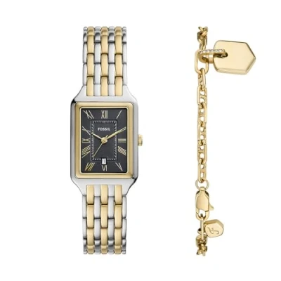 Image of Fossil Women&#039;s Analog Quartz Watch with Stainless Steel Strap ES5376SET