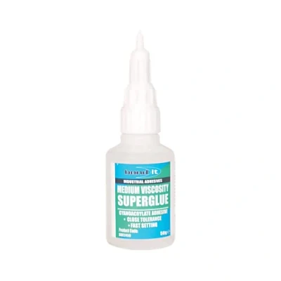 Image of Bond It Medium Viscosity Super Glue (20g) Fast acting, water resistant sometimes referred to as &#039;instant glue&#039;. Glues most rubbers and plastic in seconds! Used mitre kits