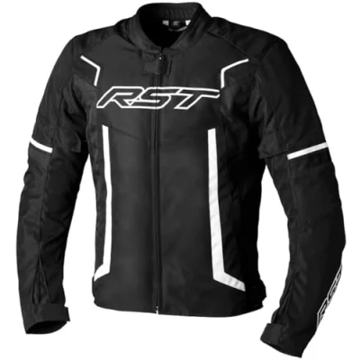 Image of Pilot Evo CE Mens Textile Jacket (Black / Black White 44)