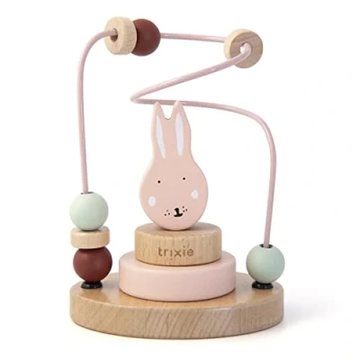 Image of Trixie 36 151 Animal Beads Maze Mrs. Rabbit, Multicoloured, Small