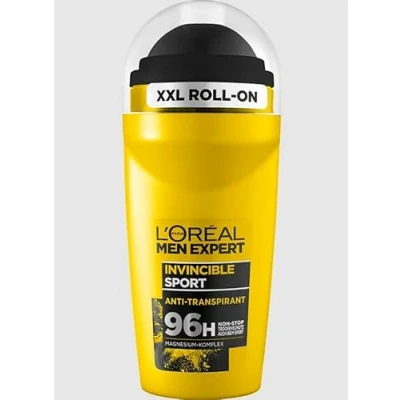 Image of L&#039;Oréal Men Expert Invincible Sport Antiperspirant Roll On Deodorant with 72H Dry Protection 50 ml