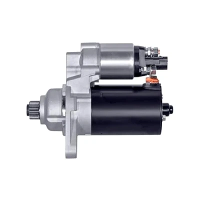 Image of 02Z911023E, 02Z911023G, 02Z911024P Starter motor HELLA 8EA 012 526 521 12V 1,1kW 10 76mm VOLKSWAGEN: Transporter 5, Polo IV Hatchback, Golf 5