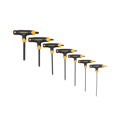 Image of GearWrench 83516 Metric T Handle Ball End Hex Key Set, 7 Piece