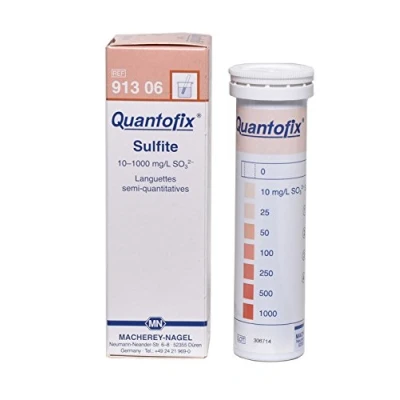 Image of Quantofix 1138896 Sulphite Test Stick, a Kit for Testing 6mm x 95mm (Pack of 100), ready to use