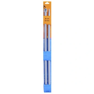 Image of Pony Plastic Knitting Pins/ Needles 35cm long 10mm