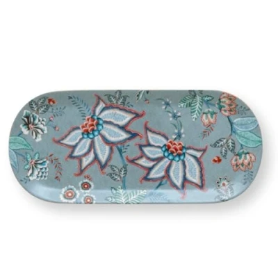 Image of Pip Studio Cake Tin Winter Wonderland Light Blue Home_Furniture_and_Decor, Porcelain, 1