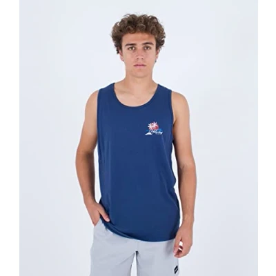 Image of Hurley Men&#039;s Evd Diamond Head Tank T Shirt, H4024, S UK