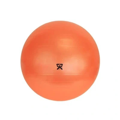 Image of CanDo Exercise Ball, non slip, inflatable, orange, 55cm