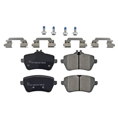 Image of 0004202805, 0064205720, 0064207220, 0064209220, 0084200820 Brake pad set BLUE PRINT ADU174270 MERCEDES BENZ: SL Convertible