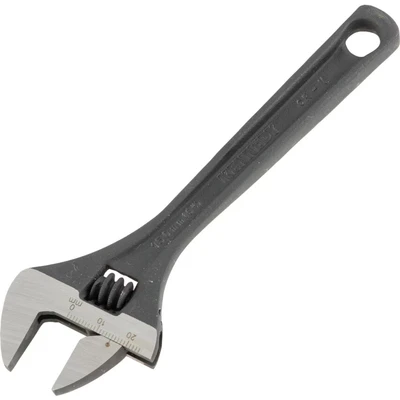Image of Kennedy Adjustable Spanner, Steel, 6in./150mm Length, 24mm Jaw Capacity