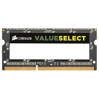 Image of Corsair Value Select SODIMM 4GB (1x4GB) DDR3 1600MHz C11 Laptop/Notebook Memory Black