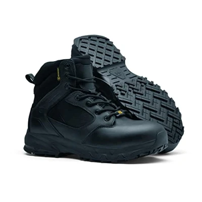 Image of Shoes for Crews Defense Mid, Safety CE certified 02 HRO WR SRC, Unisex boots with non slip outsole, Waterproof men and women